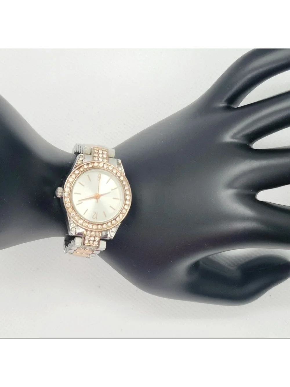 Womens Rose Gold Bi Color Japan Movement Watch